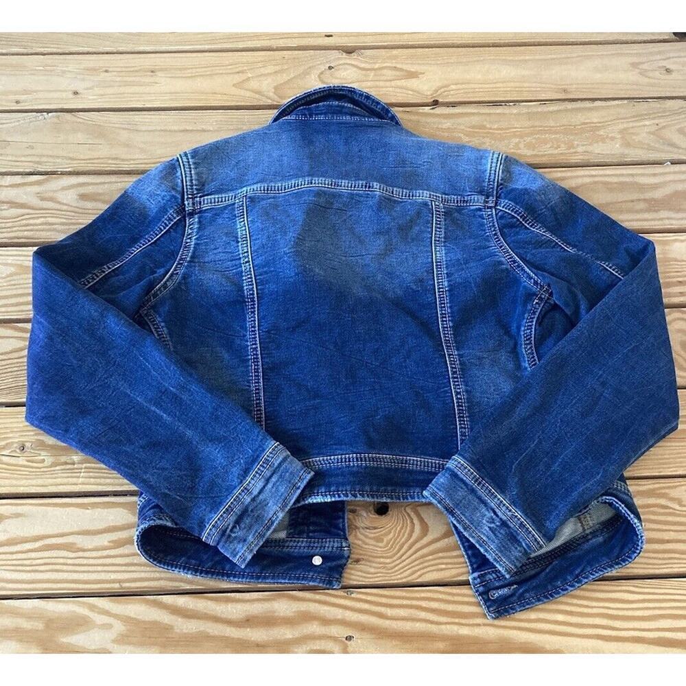 Silver Jeans Denim Jacket Size Small Women’s Blue Button Front - Picture 2 of 8